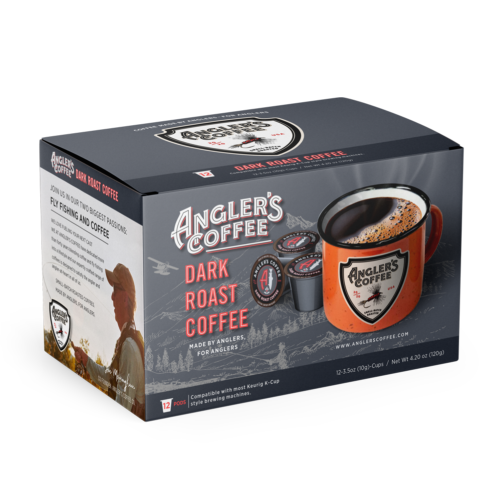 Angler's Coffee Single Serve Coffee Pods: Dark Roast