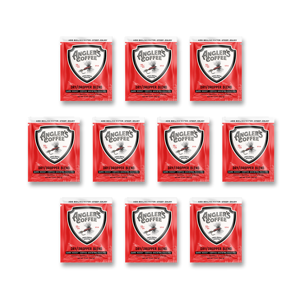 Dry Dropper Single Serve - Fresh Brew Coffee Pouch 10 Pack
