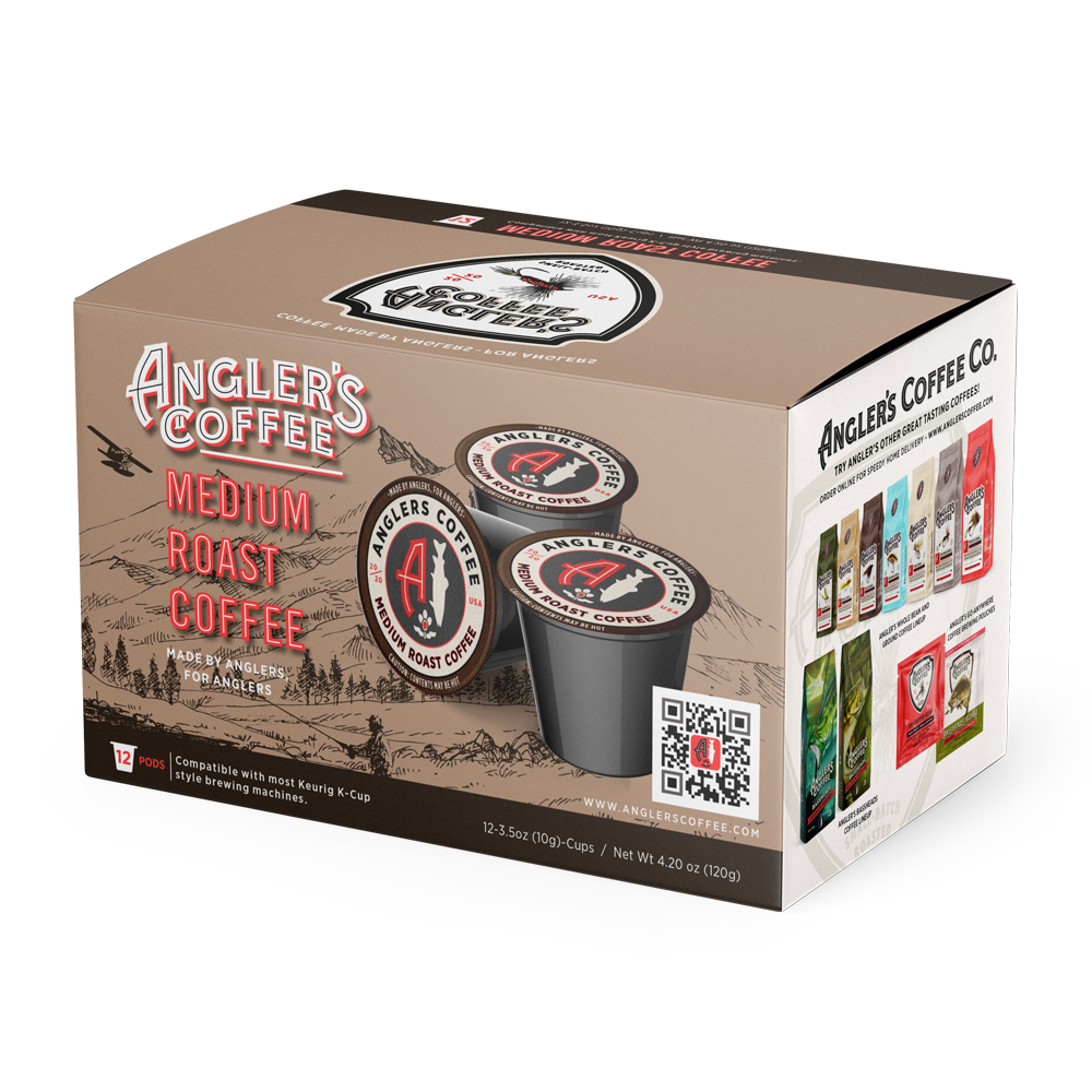 Angler's Coffee Single Serve Coffee Pods: Dark Roast