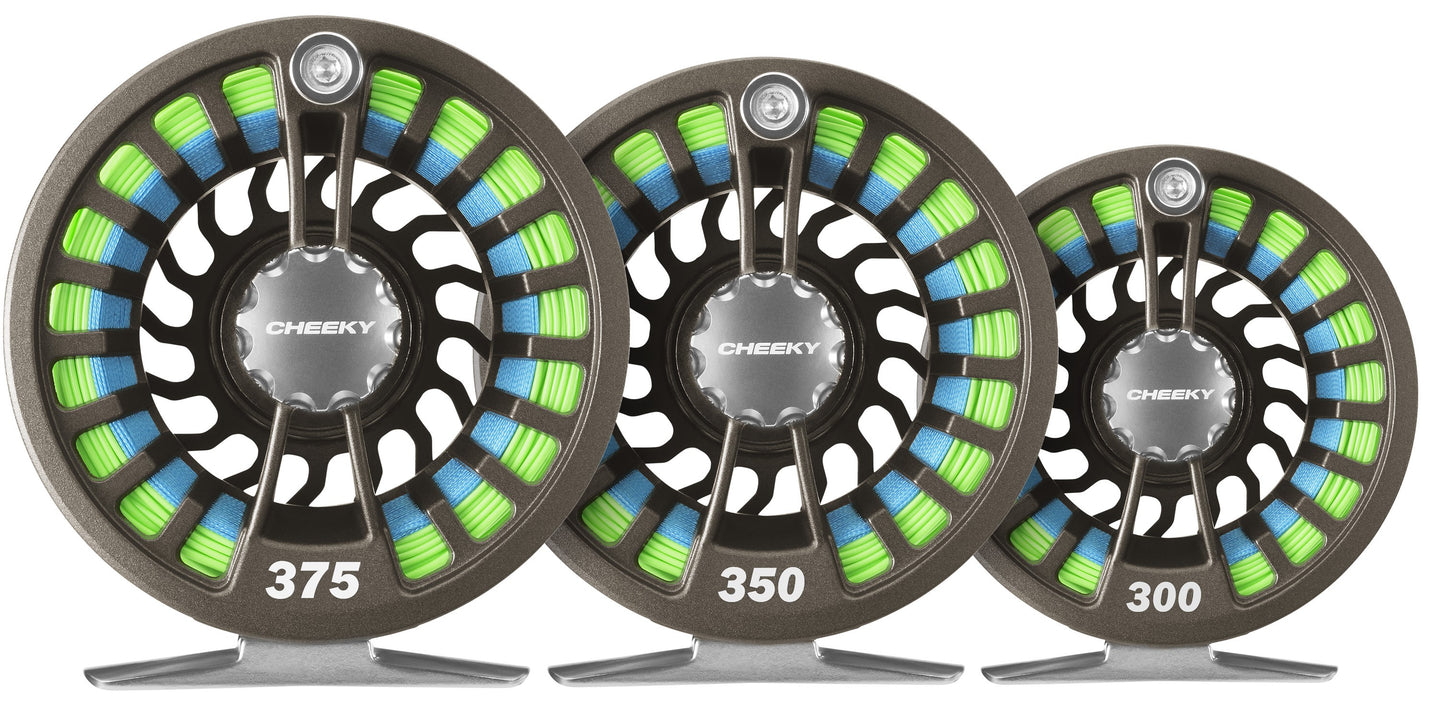 Cheeky PreLoad 2.0 300 Fly Reel, Moonstone