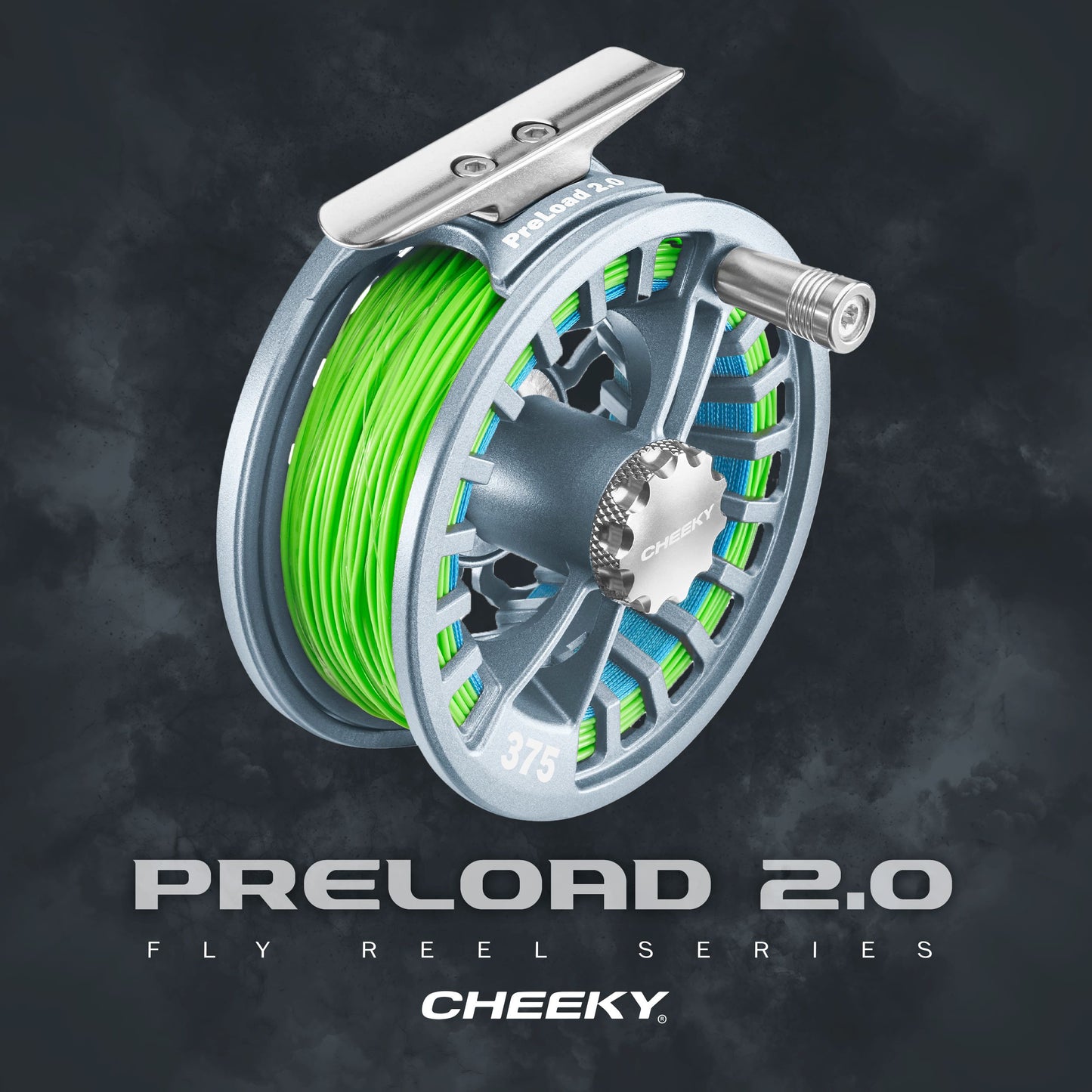 Cheeky PreLoad 2.0 375 Fly Reel, Lunar