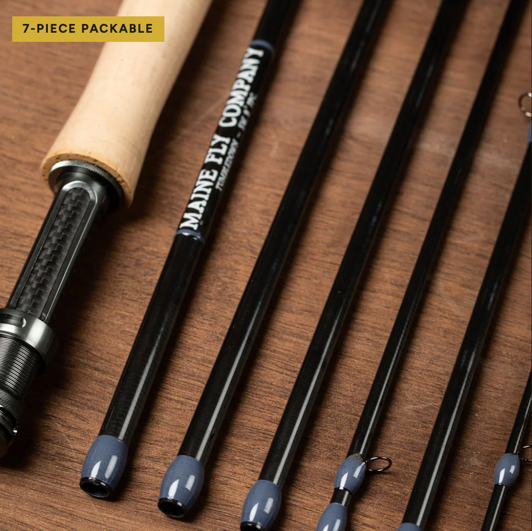 Maine Fly Company TUMBLEDOWN - 9' 5wt Packable 7 Piece with rod tube