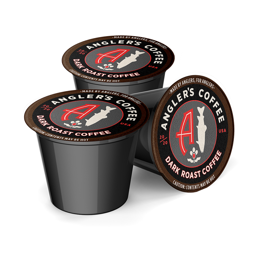 Angler's Coffee Single Serve Coffee Pods: Dark Roast