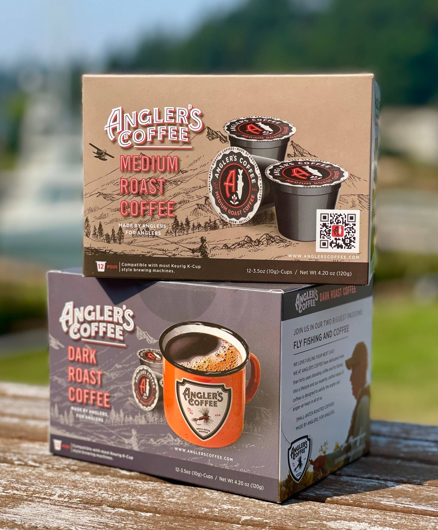 Angler's Coffee Single Serve Coffee Pods: Dark Roast