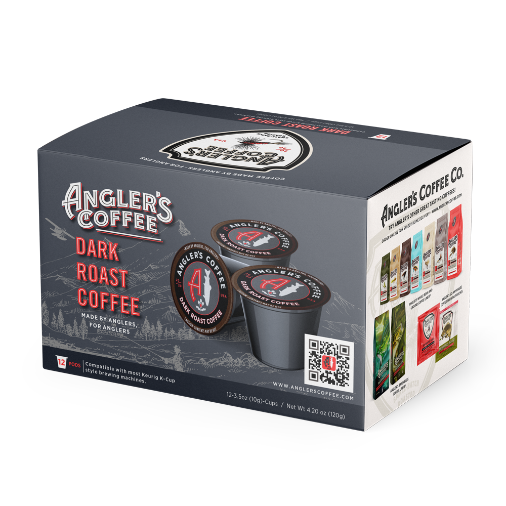 Angler's Coffee Single Serve Coffee Pods: Dark Roast