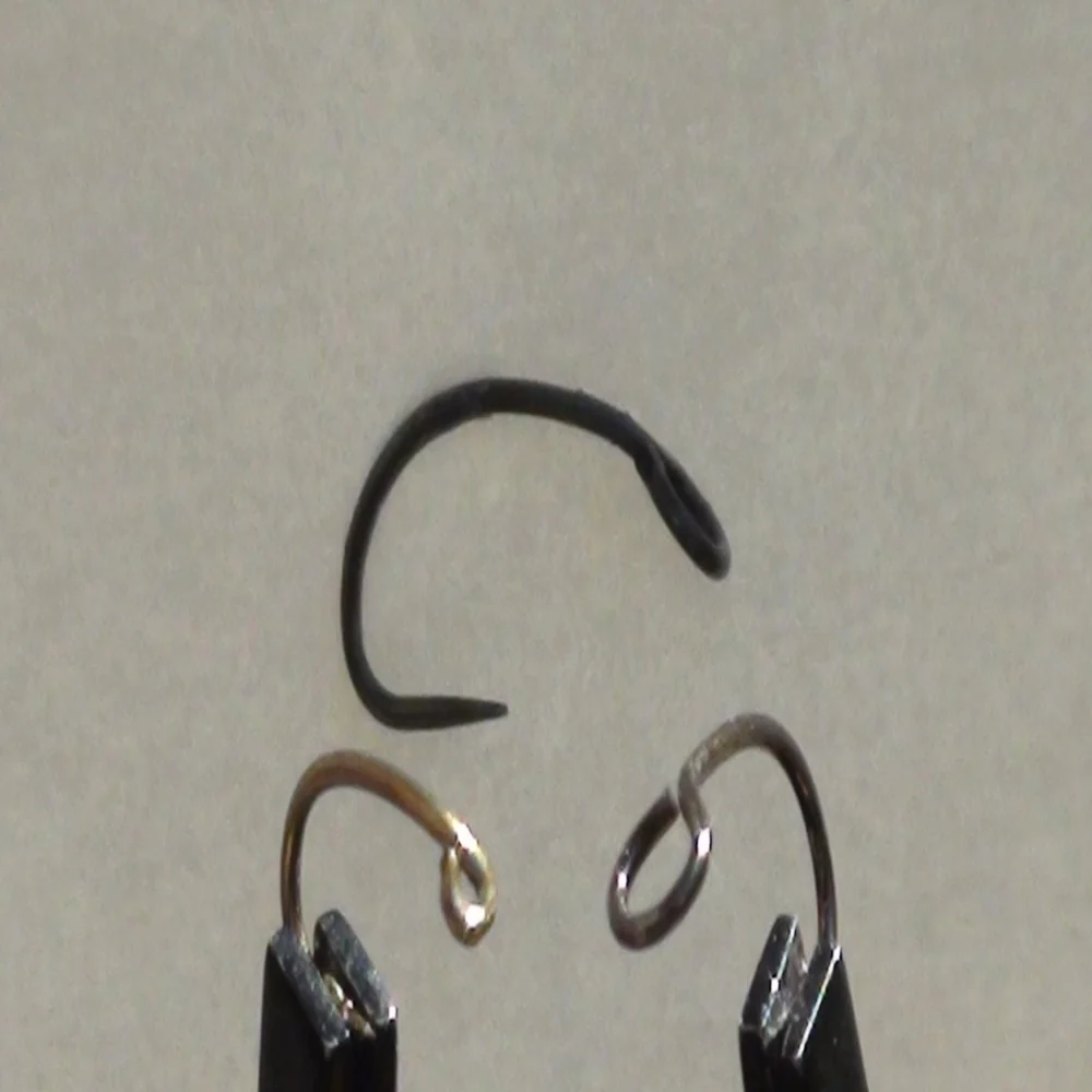EZEEYEFLY CURVED-SHANK NYMPH HOOKS