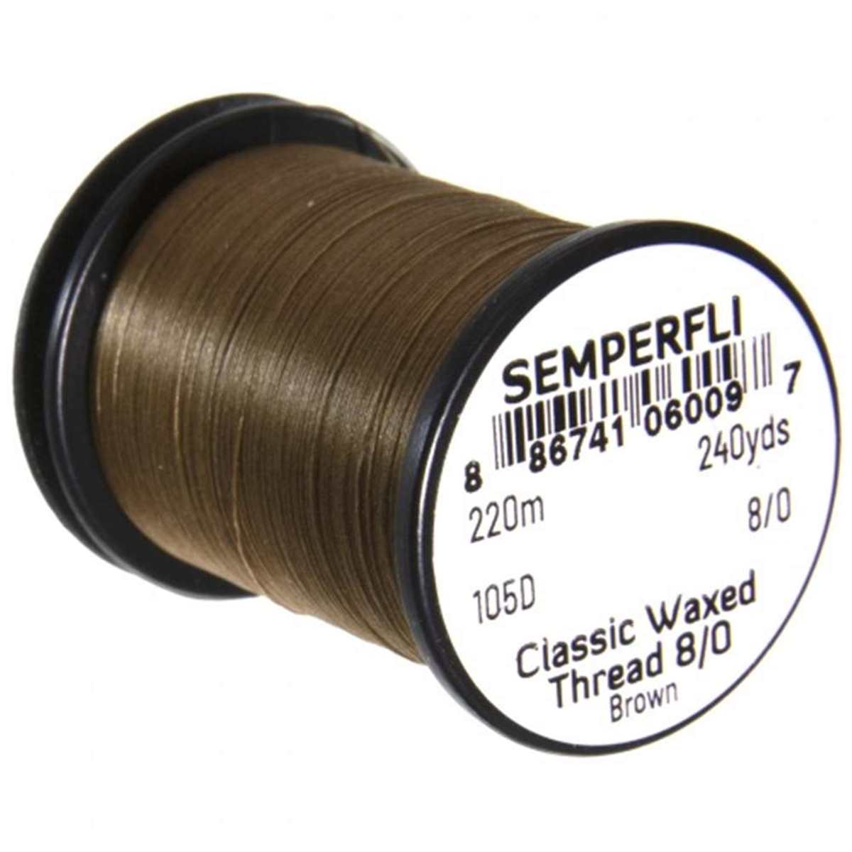 SEMPERFLI CLASSIC WAXED THREAD 8/0 240 YARDS