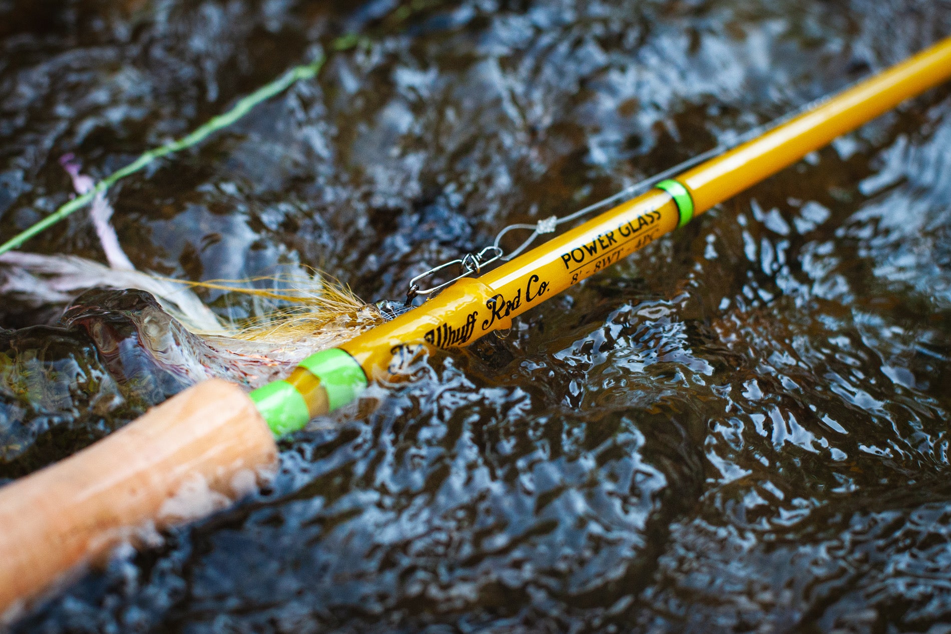 The Whuff Rod Co. Powerglass 8' 8wt – The Fly Fishing Workshop The Whuff Rod Co. Powerglass 8' 8wt – The Fly Fishing Workshop