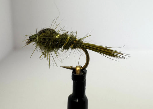 Gold Ribbed Hare's Ear Olive