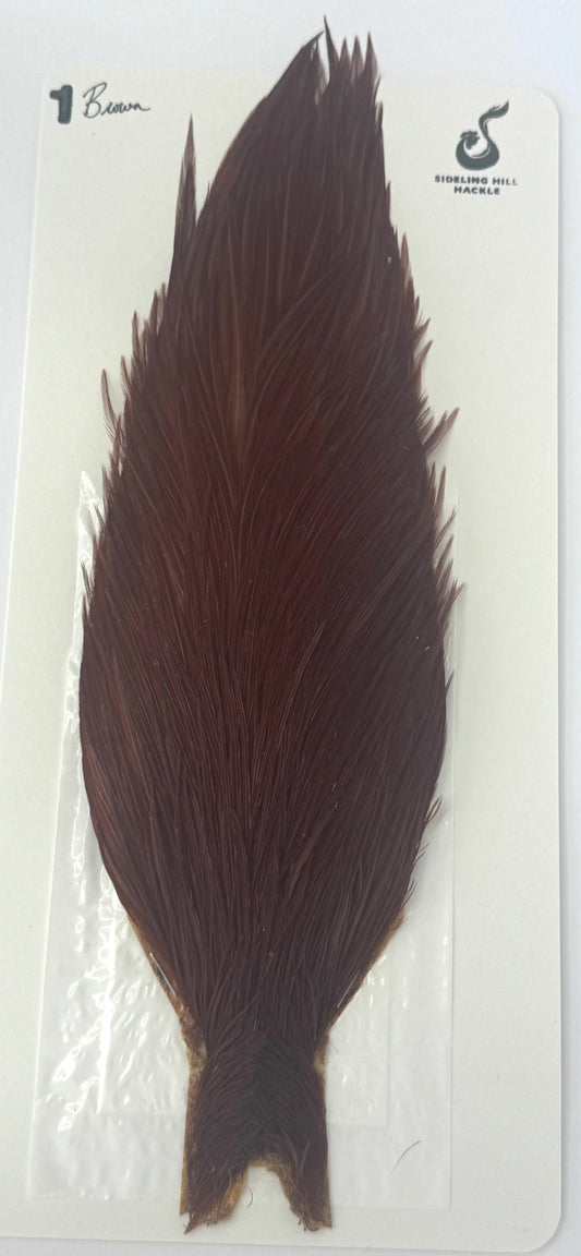 Sideling Hill Hackle Grade 1 Dry Fly Neck Brown