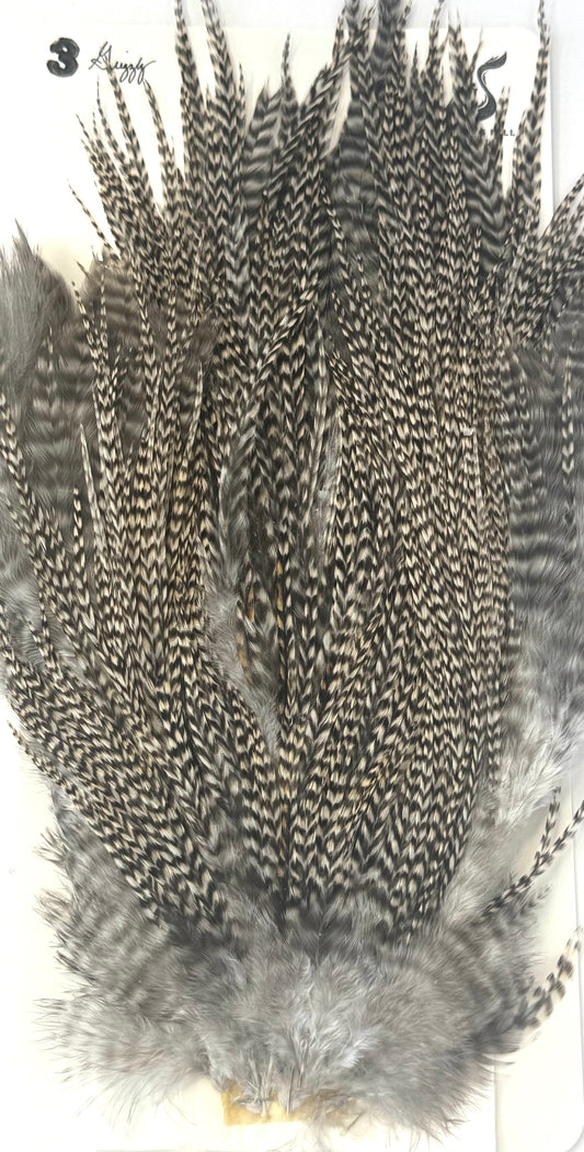 Sideling Hill Hackle Grade 3 Saddle Grizzly