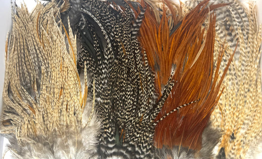 Sideling Hill Hackle Saddle Bundle