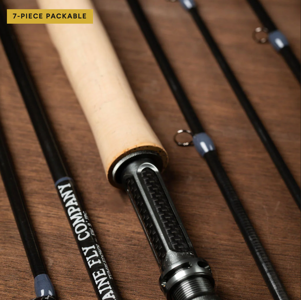 Maine Fly Company TUMBLEDOWN - 9' 5wt Packable 7 Piece with rod tube