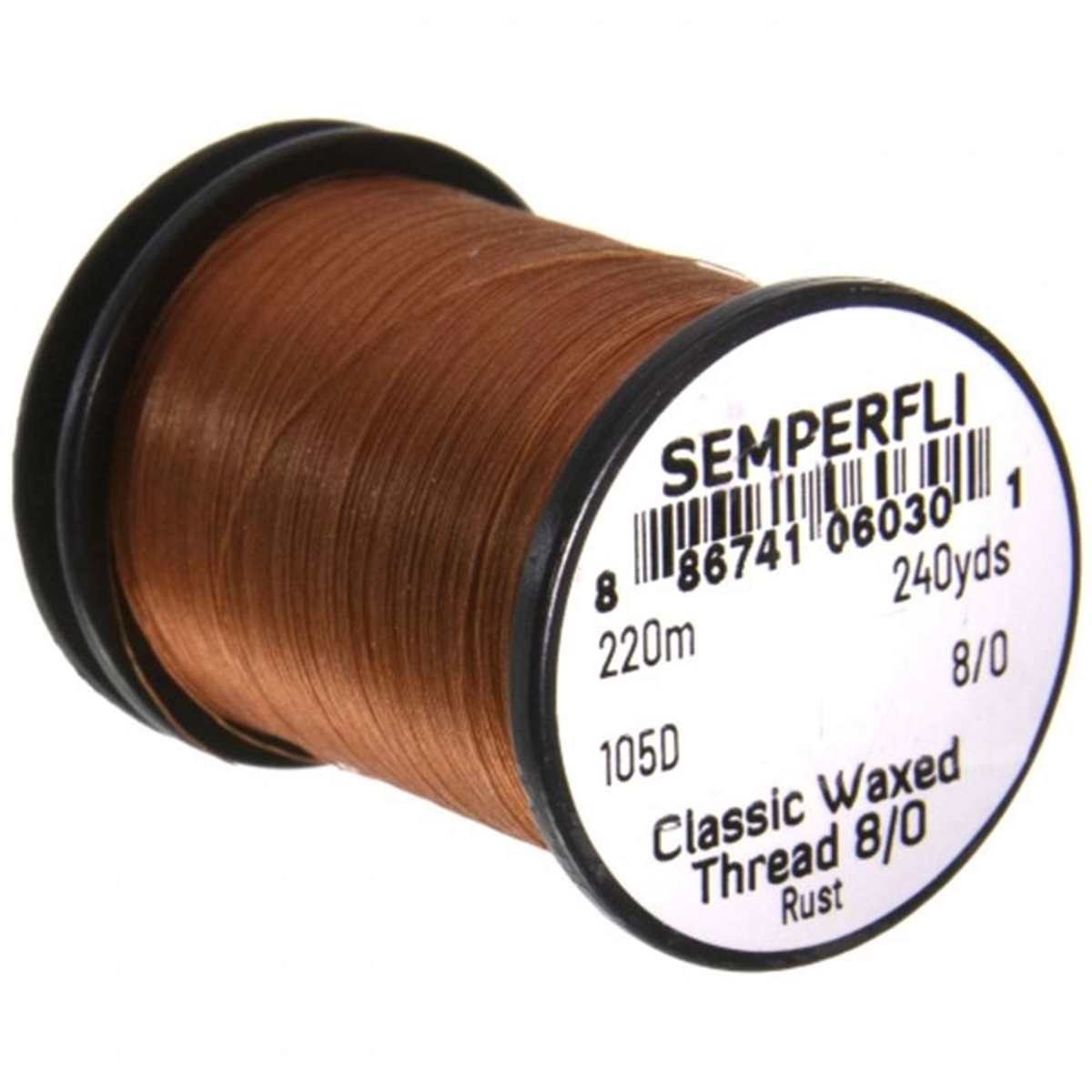 SEMPERFLI CLASSIC WAXED THREAD 8/0 240 YARDS
