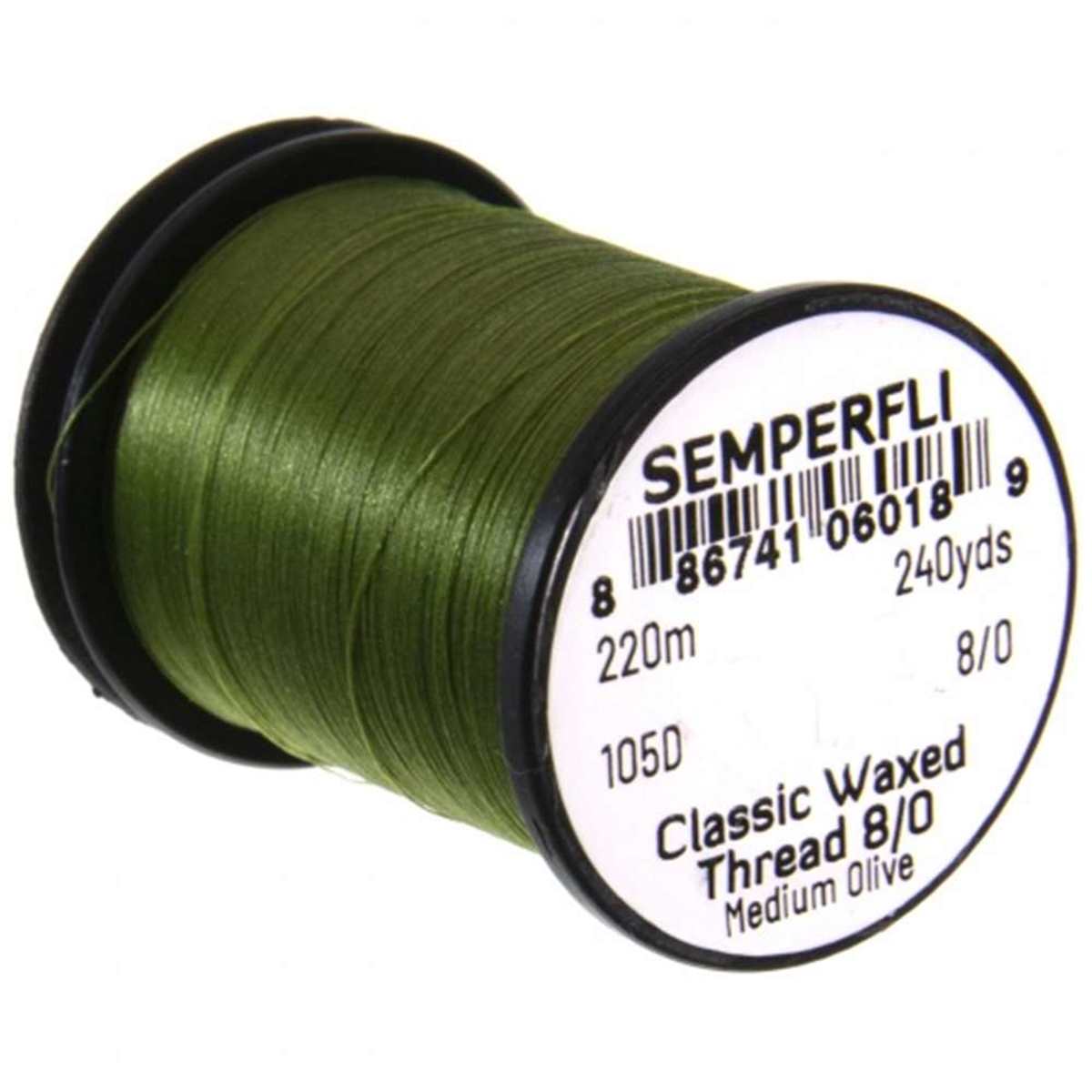 SEMPERFLI CLASSIC WAXED THREAD 8/0 240 YARDS